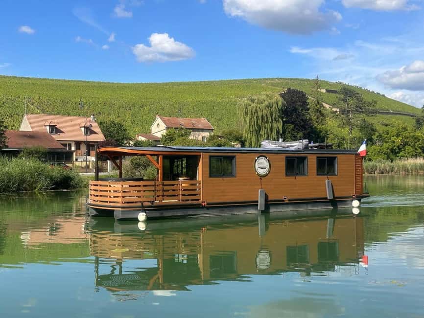 Semi Private Solar Boat Cruise in Champagne - Starting in Aÿ, at the center of the wine country