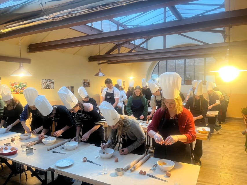 Siena: Pasta and Tiramisu Cooking Class with Wine - Three doughs, three Italian traditions
