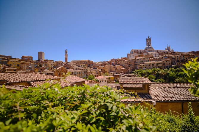 Siena, San Gimignano and Chianti Wines Day Tour from Florence - Siena from Piazza del Campo to the cathedral