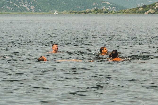 Skadar Lake & Crnojevića River: Swimming, Snacks & Wine - The swimming stop at Lake Skadar