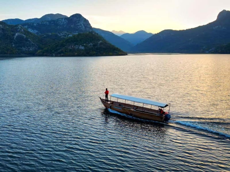 Skadar Lake: Guided Sunset Boat Tour with Wooden Boat & Wine - Lake Skadar National Park sets the pace
