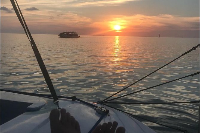 Small Group Key West Adult Sunset & Moët Sail & Amazing Cheeses - A quiet way to see the Key West sunset