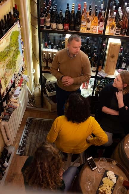 Sofia: Wine & Cheese Tasting Experience - Finding Tempus Vini on Knyaz Boris I Street