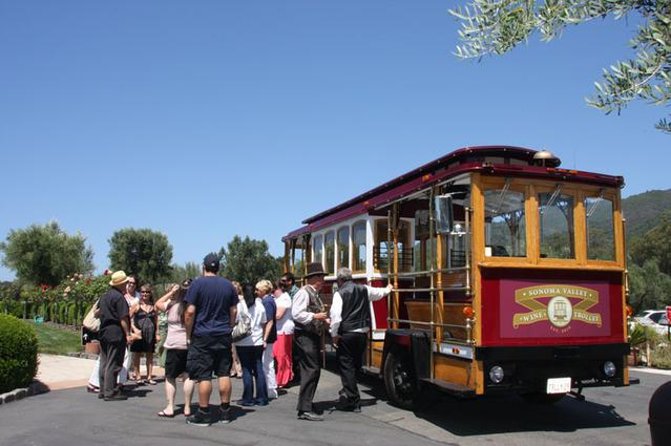 Sonoma Valley Open Air Wine Trolley Tour - Meeting at Sonoma Plaza, Not San Francisco