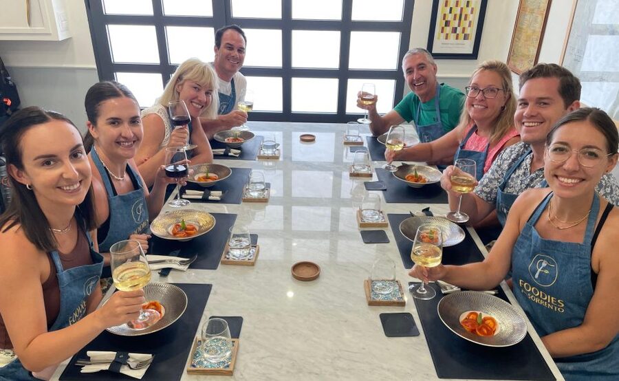 Sorrento: Pasta Masterclass with a Meal and Wine - Starting with eggs, flour, and fresh pasta dough