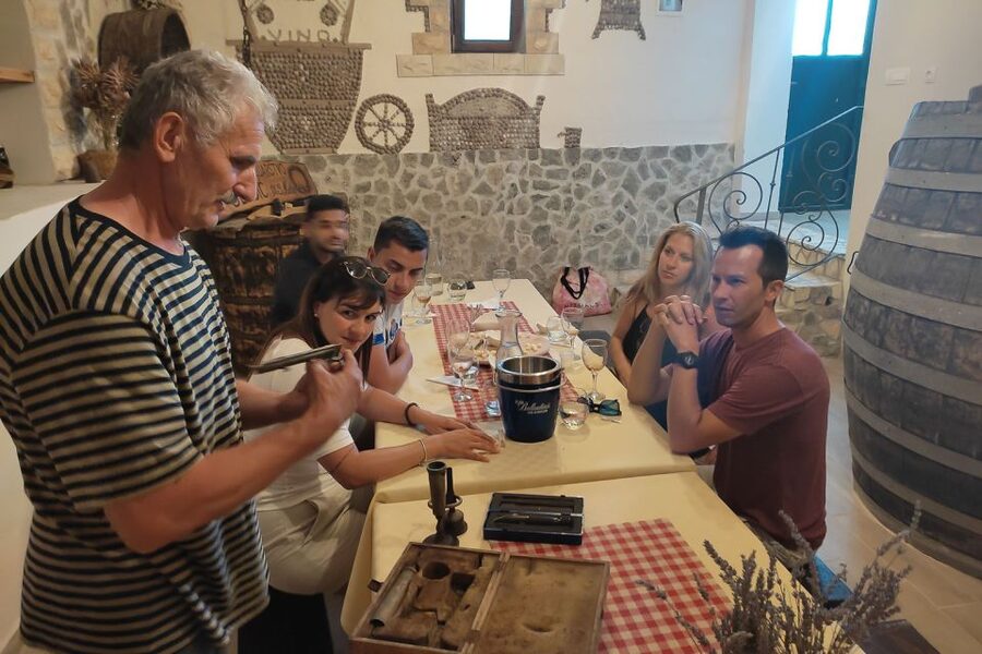 Split: Krka National Park Full-Day Tour with Wine Tasting - A boat ride through the river canyon