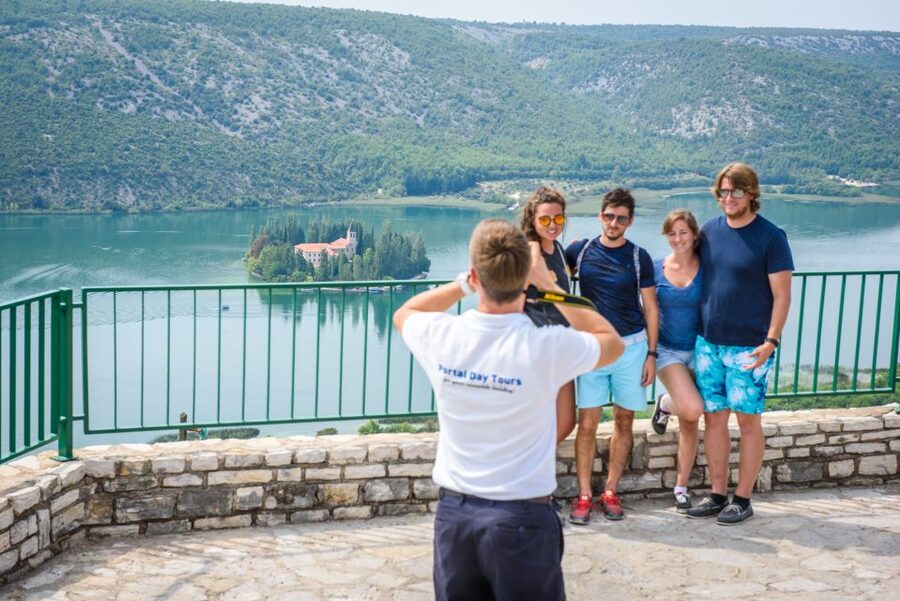 Split/Trogir: Krka National Park Day Trip with Wine Tasting - Local wine tasting with simple Croatian food