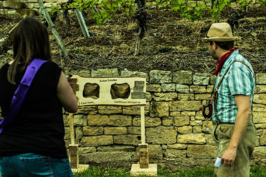 Stuttgart: Guided Vineyards Tour - A Traditionally Dressed Guide and Two Language Choices