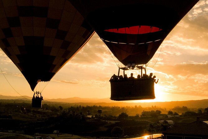 Sunrise Hot Air Balloon Flight over the Temecula Wine Country - What you may see over wine country
