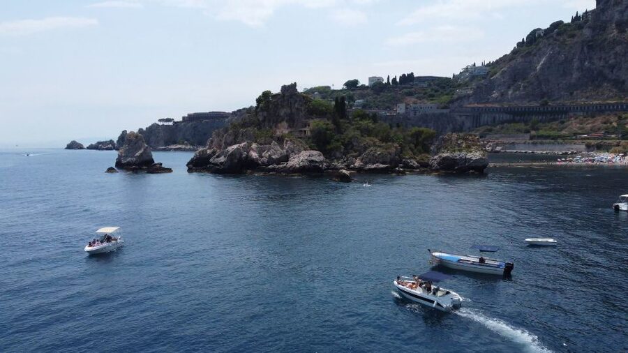 Taormina: Coastal Highlights Cruise with Wine & Food Tasting - Leaving the Boat Experience Taormina office