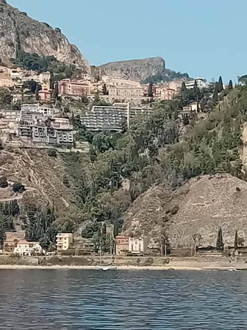 Taormina: Isola Bella Boat Tour with Prosecco Onboard - A swim stop with fish and clear water