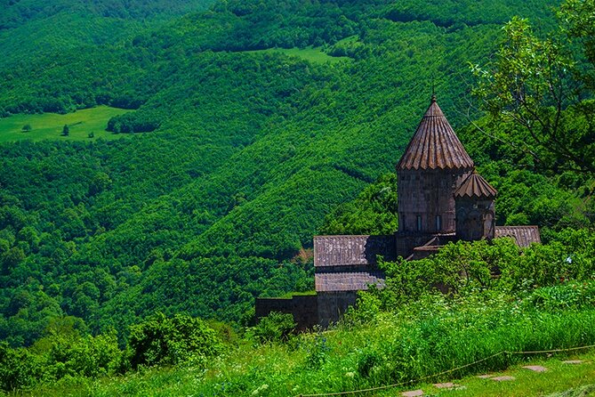 Tatev & Shaki Waterfall Guided Group Tour with Wine Tasting - Exploring 9th-century Tatev Monastery
