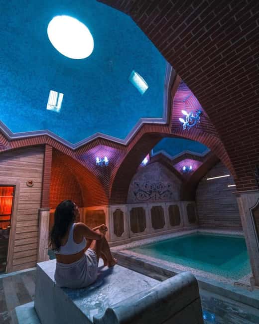 Tbilisi: Luxury Sulfur Bath Ritual with Pickup & Wine - The kisa scrub and other add-ons
