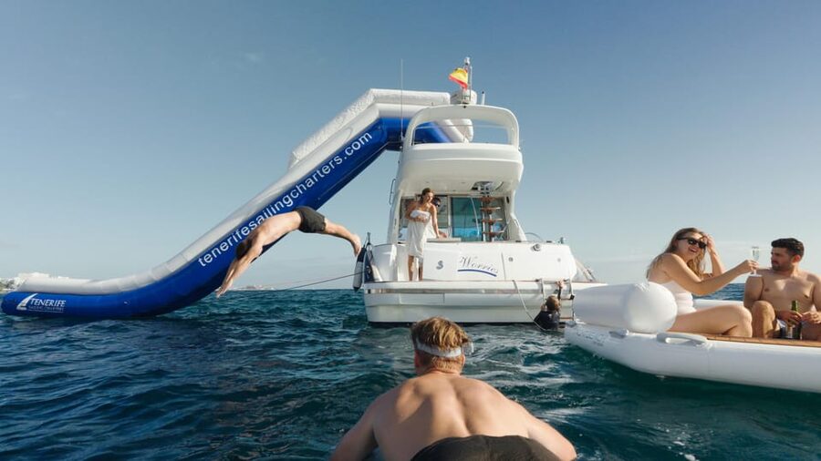 Tenerife: Shared Yacht Cruise with Champagne and Tapas - The crew adds much of the value