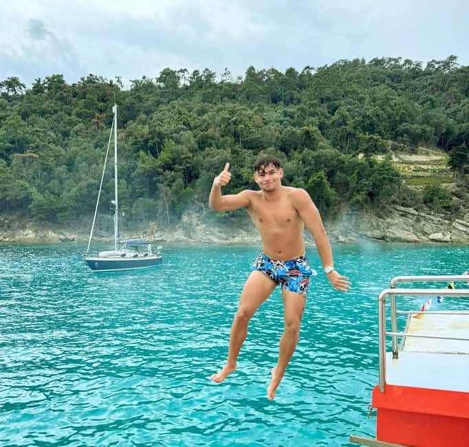 Thassos: Full-Day Cruise with BBQ, Wine, and Swim Stops - The first cruise and the opening views