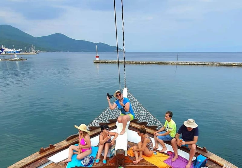 Thassos: Full-Day Cruise with BBQ, Wine, and Swim Stops - What the seven-hour day feels like