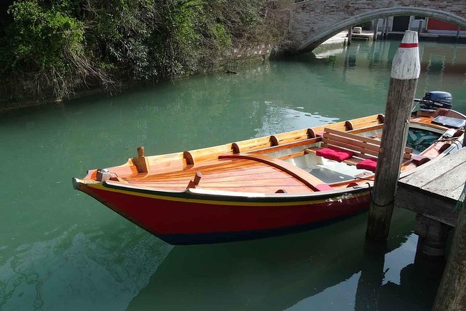 Venice Sunset Cruise by Typical Venetian Boat with Prosecco - Sant’Andrea, the Arsenal, and Venice’s working past