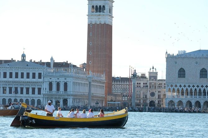 Venice Sunset Cruise by Typical Venetian Boat with Prosecco - Santa Maria della Salute from the lagoon