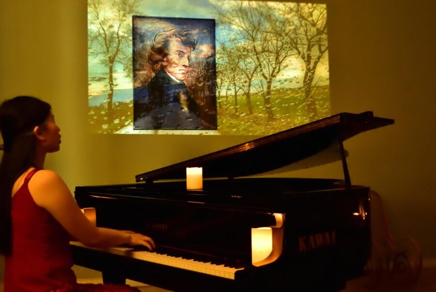 Warsaw Concert: Chopin – Painted by Candlelights with Wine - The candlelight effect and Tomasz Sikora’s photographs