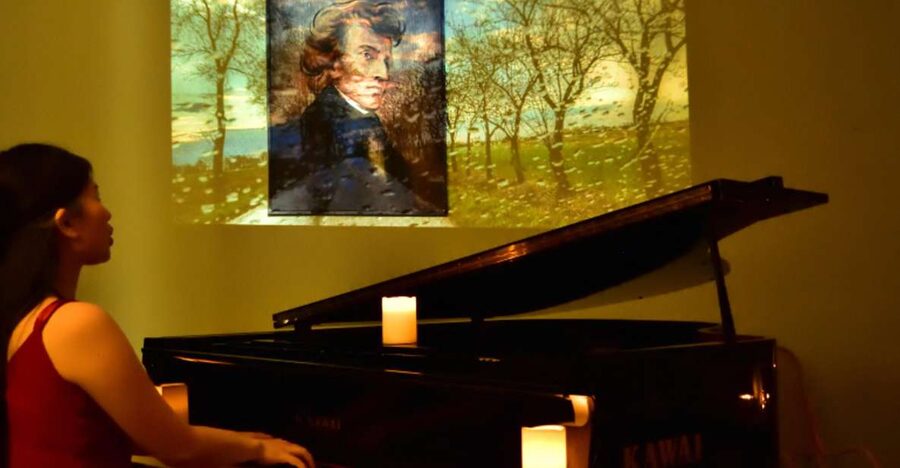 Warsaw Concert: Chopin – Painted by Candlelights with Wine - How the one-hour concert unfolds