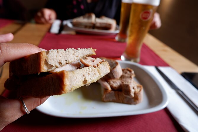 Winner 2025 Undiscovered Lisbon Food & Wine Tour by Eating Europe - São Jorge: fried green beans, cheese, and sparkling wine