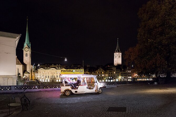Zurich eTukTuk Private Tour - with Cheese Fondue and Wine - Comfort, Weather, and the Open-Sided Vehicle